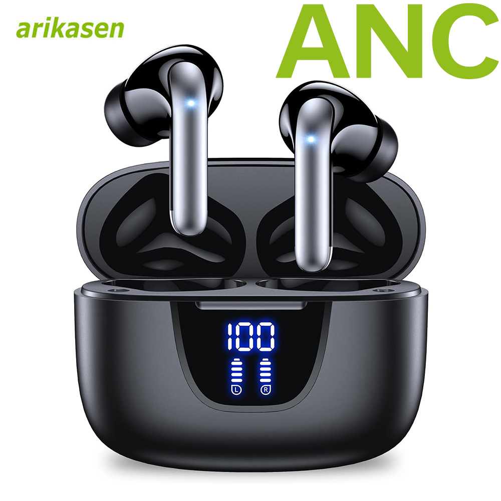 Phone Accessories Amazon - ANC Bluetooth イヤホンアクティブノイズキャンセリングワイヤレスイヤホン Bluetooth 5.3 ヘッドフォン