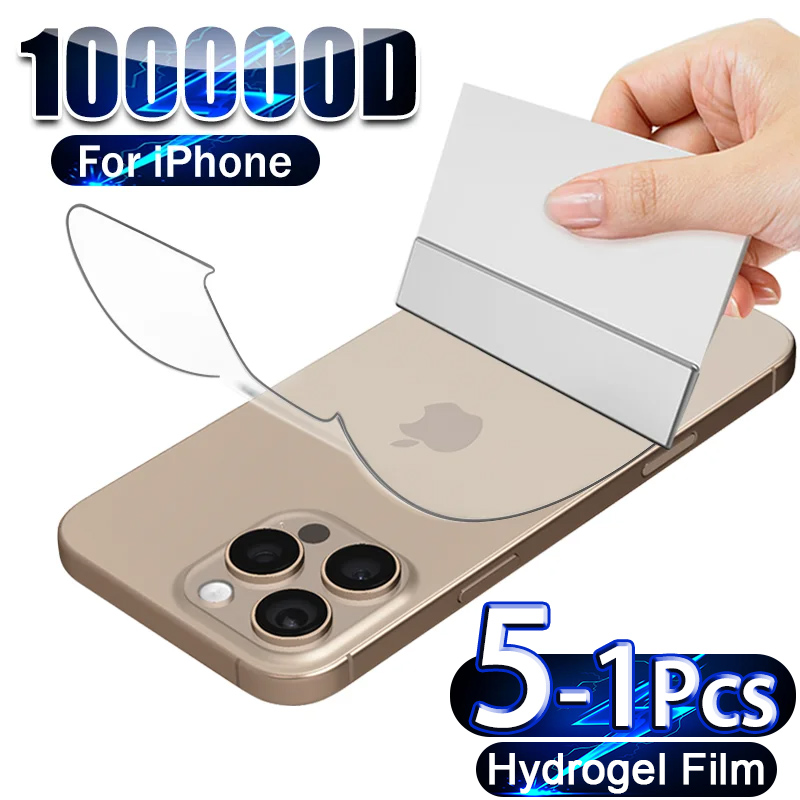 Phone Accessories Unique - 5-1 個ヒドロゲルフィルム iPhone 16 15 14