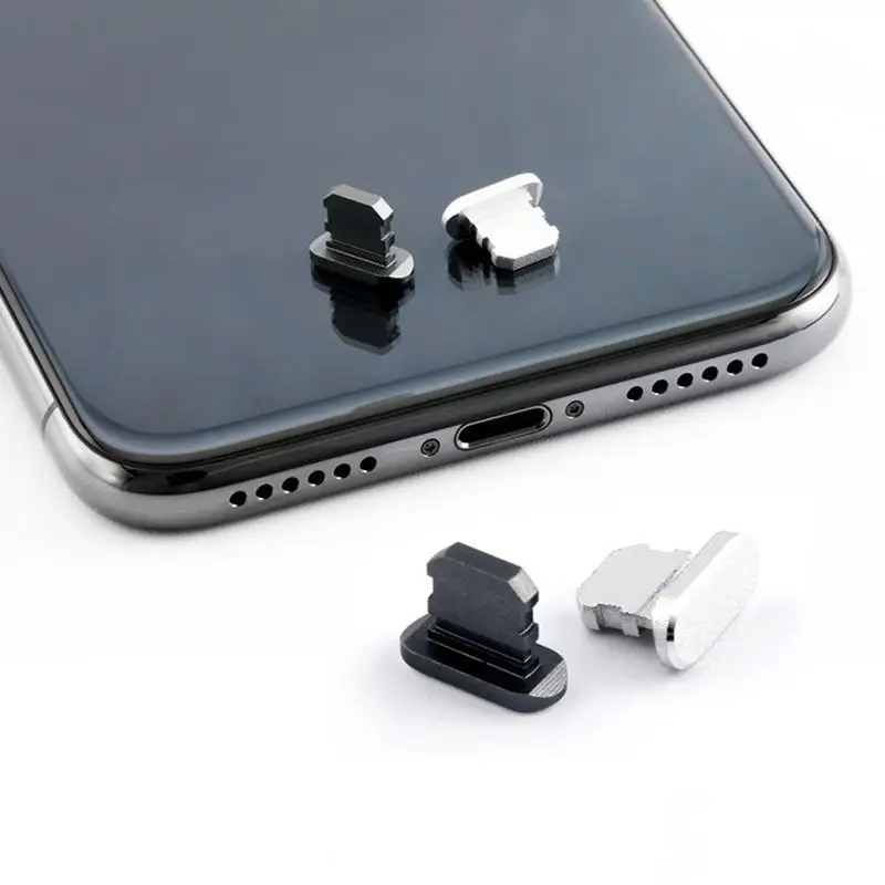 Phone Accessories Unique - 2個入り メタル製ダストプラグ 充電ポート用ダストプラグ iPad iPhone 14
