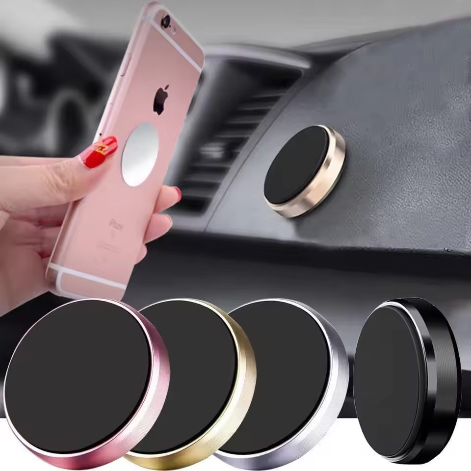 Phone Accessories Japan - マグネット式車載携帯電話ホルダー マグネットマウントブラケット 車のダッシュボードや壁に貼り付け可能 車内での携帯電話サポート iPhone、Samsung、Xiaomi対応