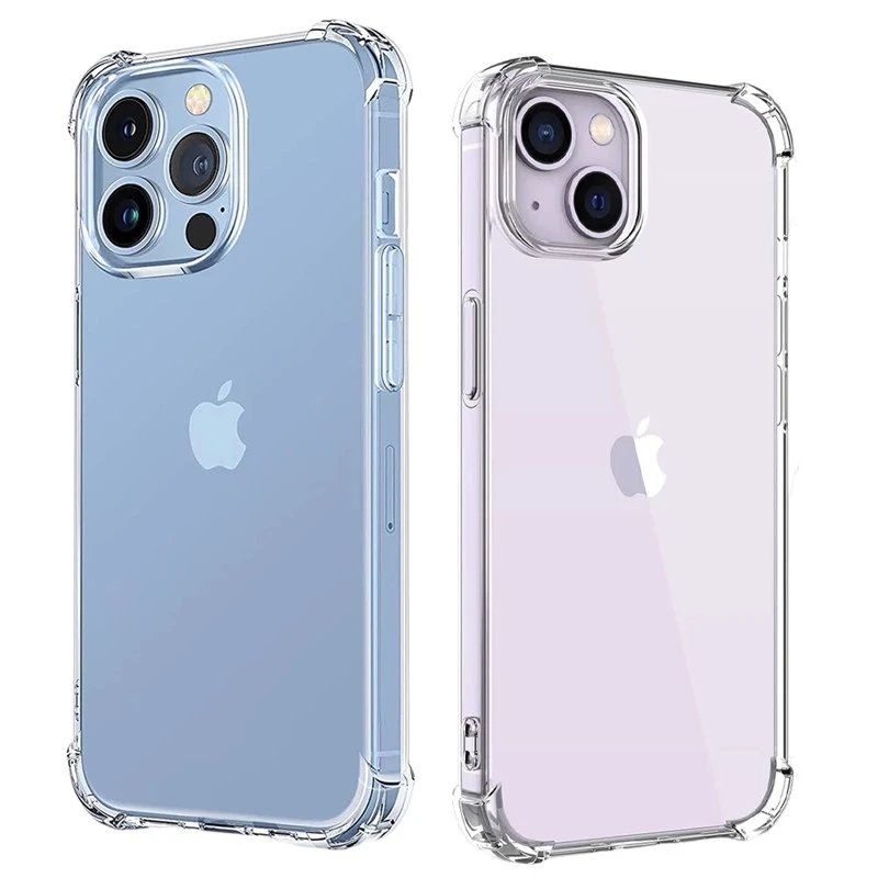 Phone Accessories Nothing - 耐衝撃クリア電話ケース iphone 15 14 11 13