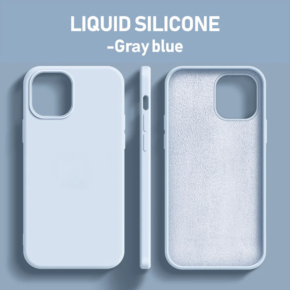 Phone Accessories Nothing - IPhone用液体シリコンケース,デラックスソフトフォンアクセサリー,オリジナル,iPhone 15, 14, 11, 13, 12
