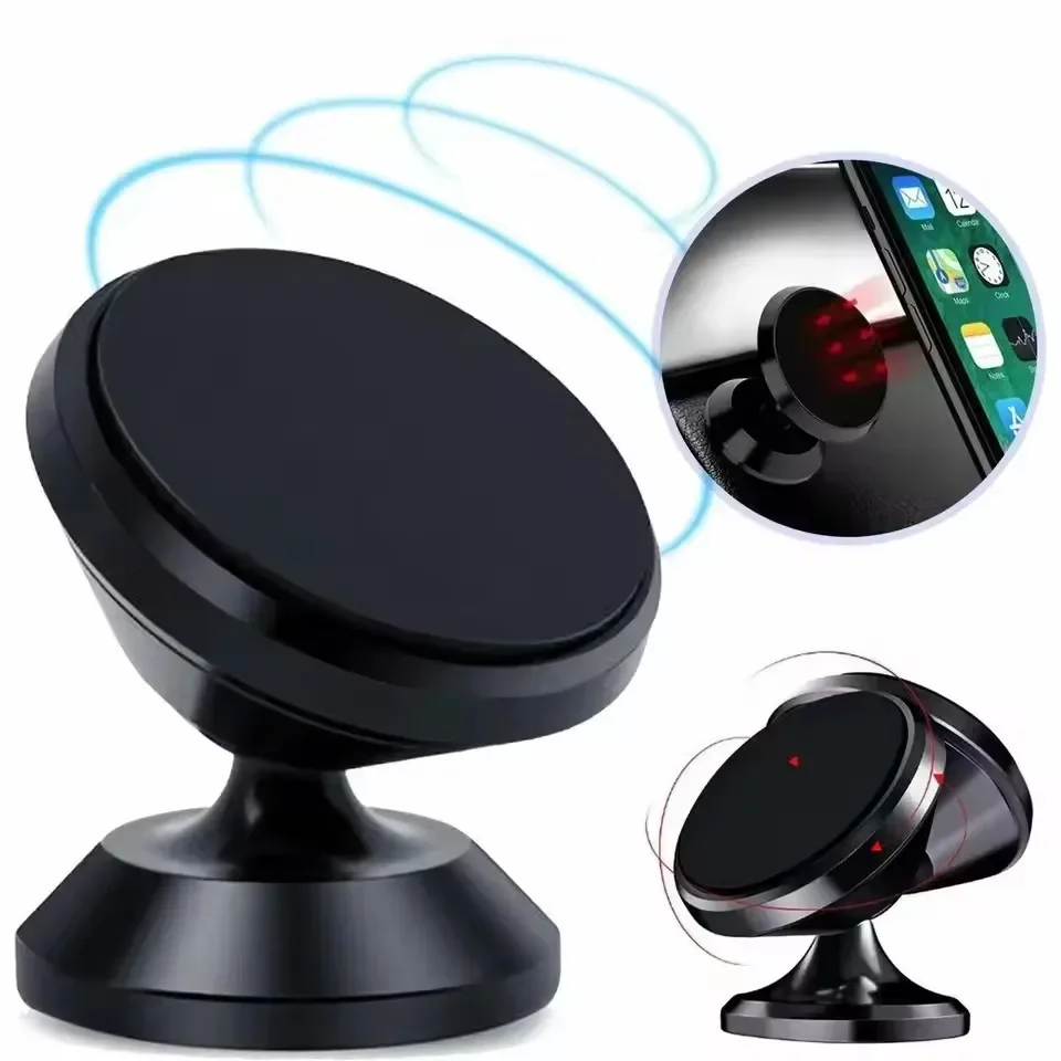 Phone Accessories Japan - マグネット式車載携帯電話ホルダー マグネットマウント モバイル携帯電話スタンド GPSサポート iPhone 15