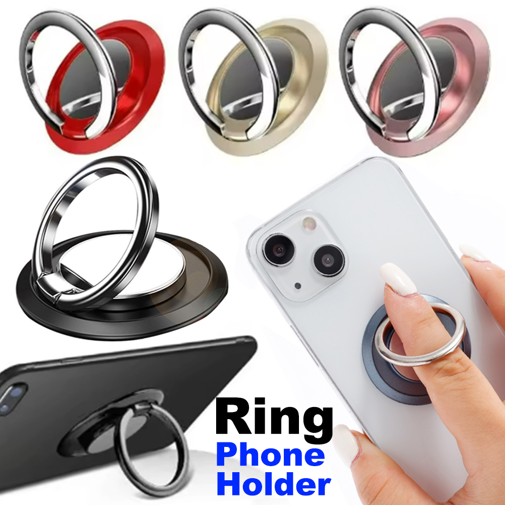 360度回転式フィンガーリング型スマホホルダー スタンドグリ - Phone Accessories Japan のレビューと価格