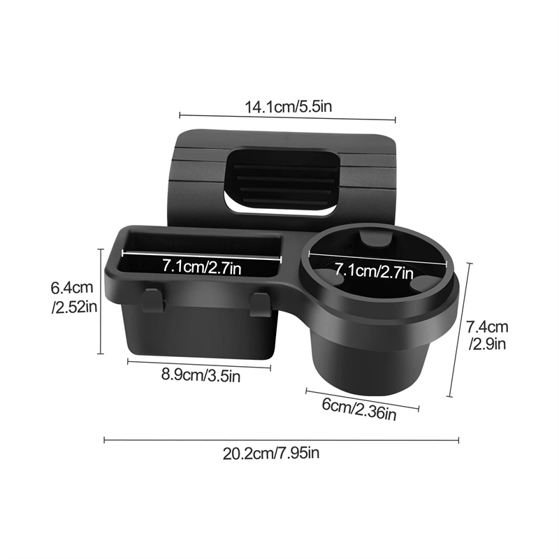 新しい車用カップスタンド電話ホルダーマウントトレイサイドドア - Phone Accessories Rack のレビューと価格