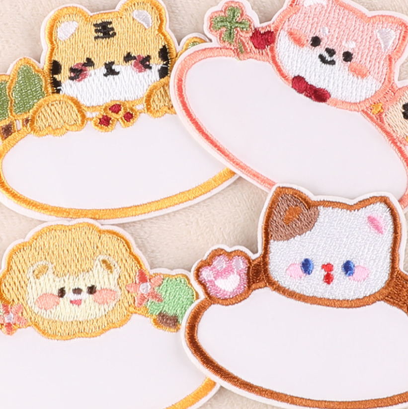 10 個の名札刺繍パッチ刺繍衣類帽子バッグ靴修理材料電話ギフ - Phone Accessories And Names のレビューと価格