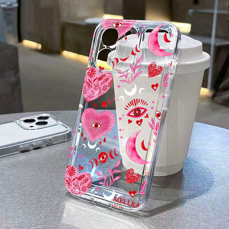 シリコン製ハート・葉・目・月柄のiPhoneケース iPho - Phone Accessories To Sell のレビューと価格