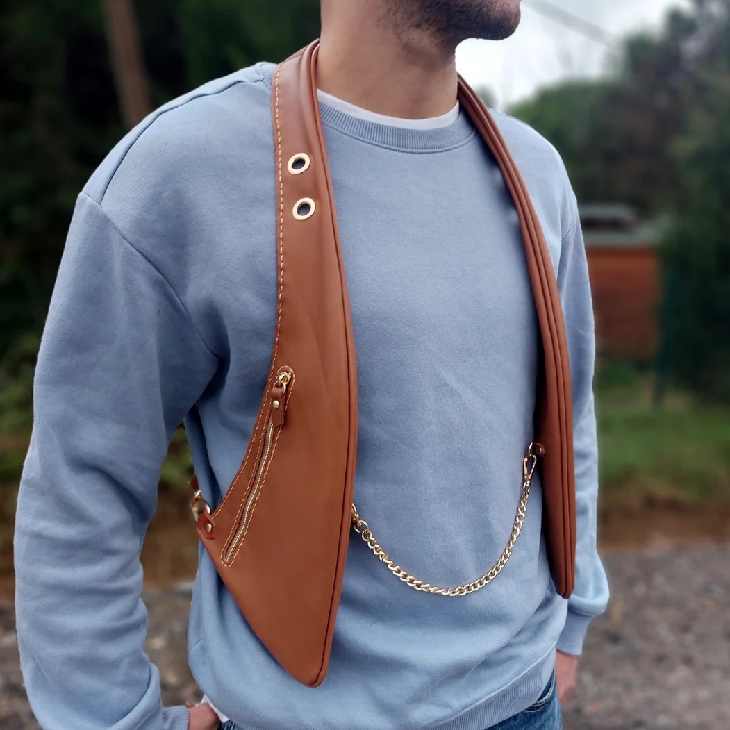 スチームパンク中世コスプレゴシックレトロレザー男性と女性の日 - Phone Accessories Europe のレビューと価格