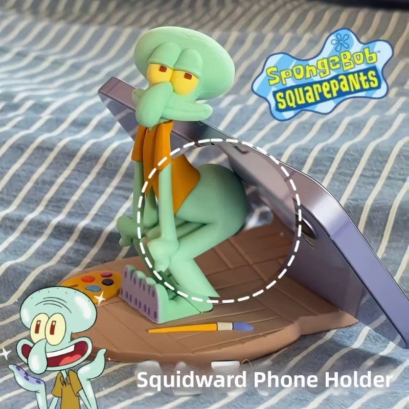 新しいKKVスポンジボブ イカワード 磁気式スマホホルダー  - Phone Accessories Rack のレビューと価格