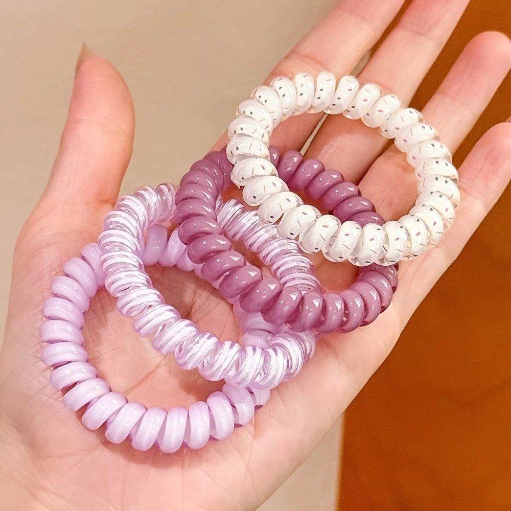 新しいグラデーションカラーの電話線ヘアリング 軽量で持ち運び - Phone Accessories China のレビューと価格