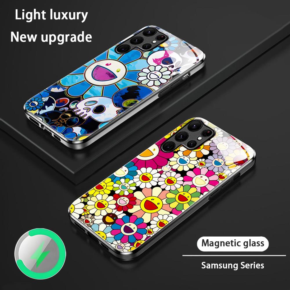 ひまわり日本絵画M-村上隆風スマホケース サムスンS26 S - Phone Accessories Japan のレビューと価格