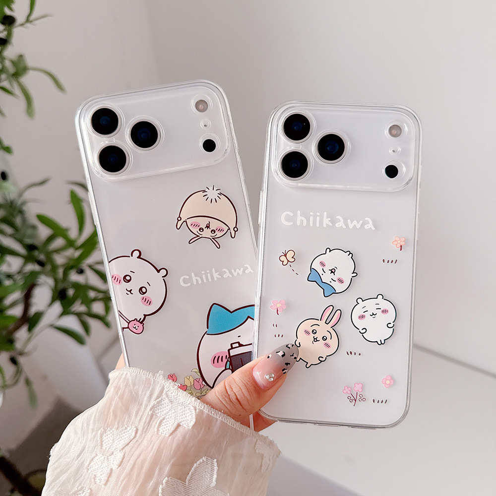 可愛い漫画日本のアニメ「ちいかわ」うさぎハチワレ透明スマホケ - Phone Accessories Japan のレビューと価格
