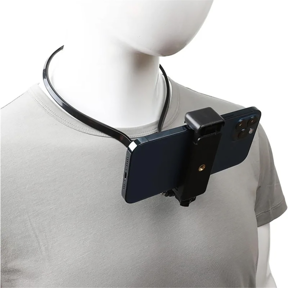 ユニバーサルハンズフリーネックハンギングウェアラブルフォンホ - Phone Accessories Japan のレビューと価格