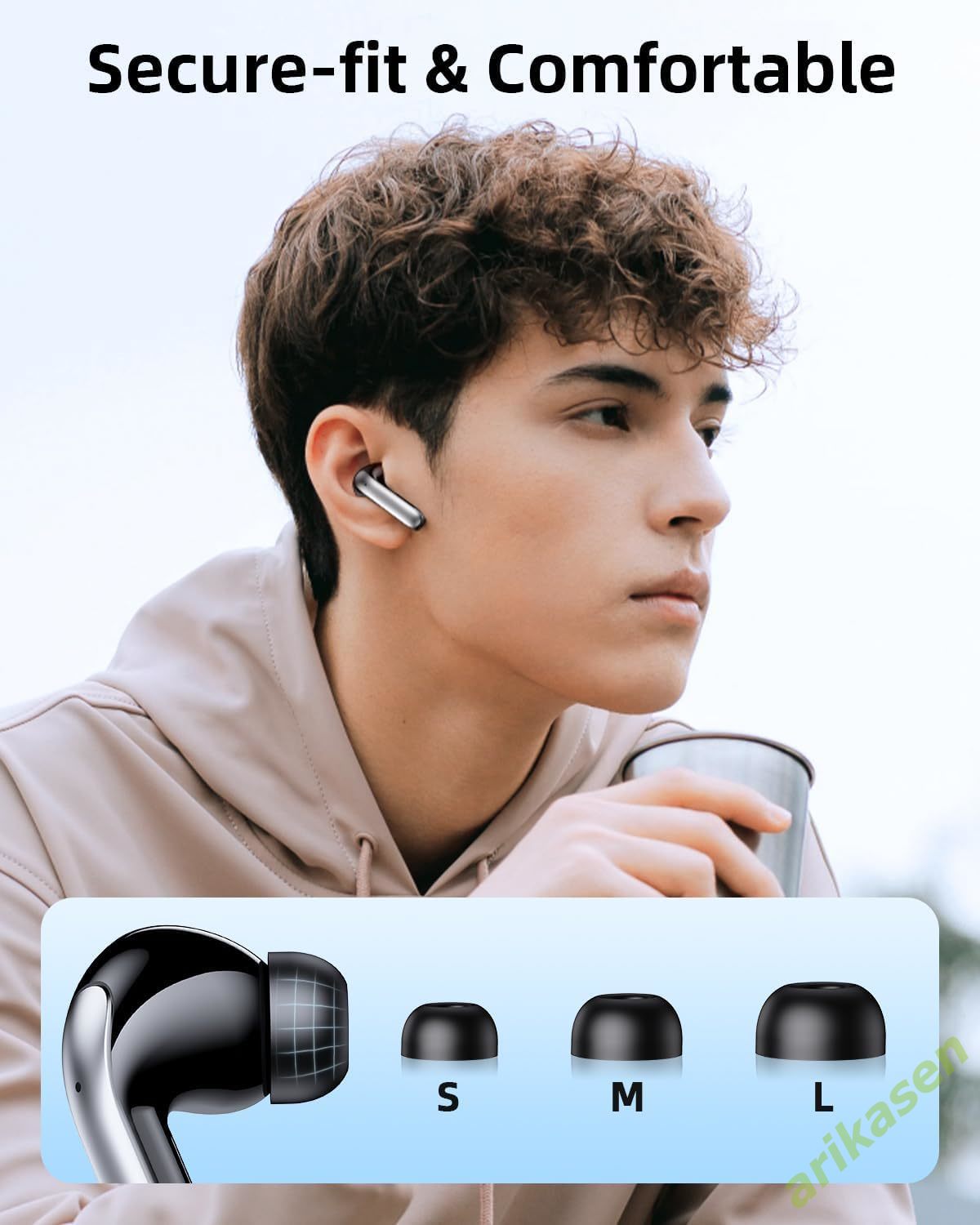 ANC Bluetooth イヤホンアクティブノイズキャンセ - Phone Accessories Amazon のレビューと価格