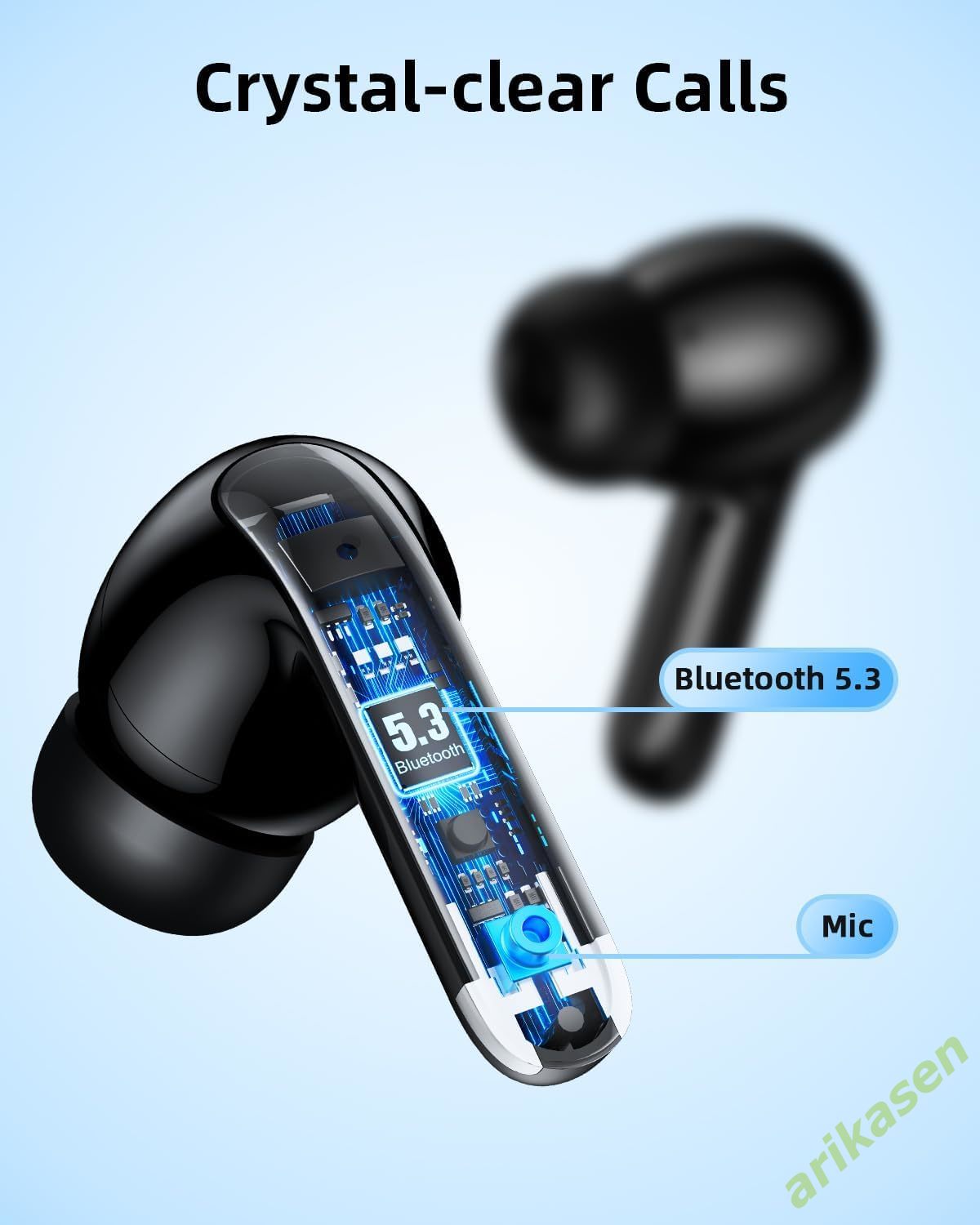 ANC Bluetooth イヤホンアクティブノイズキャンセ - Phone Accessories Amazon のレビューと価格