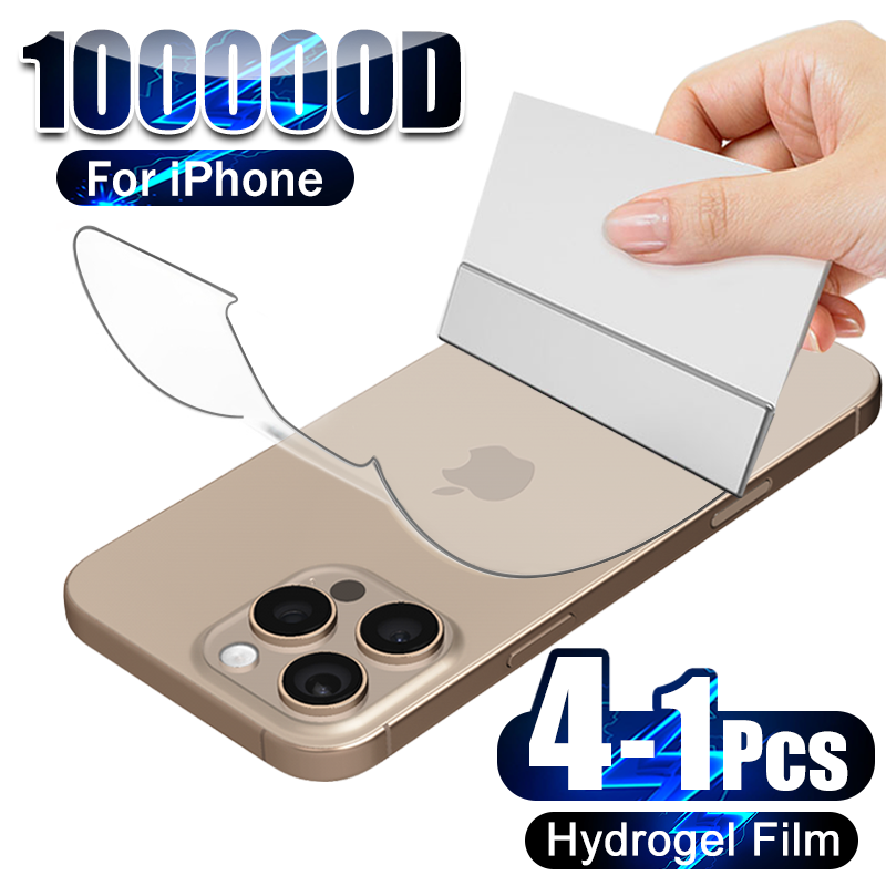 4-1 個バックヒドロゲルフィルム iPhone 16 15 - Phone Accessories Unique のレビューと価格