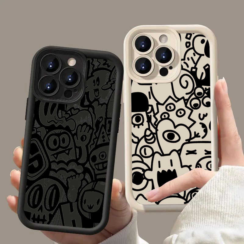 ブラックグラフィティデザインのiPhoneケース iPhon - Phone Accessories To Sell のレビューと価格