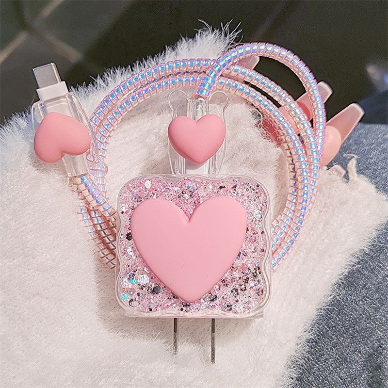 高品質ピンクハートチャージャーケース iPhone 11 1 - Phone Accessories Unique のレビューと価格