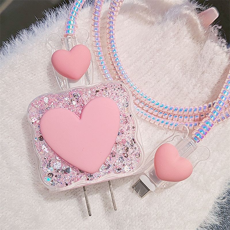高品質ピンクハートチャージャーケース iPhone 11 1 - Phone Accessories Unique のレビューと価格