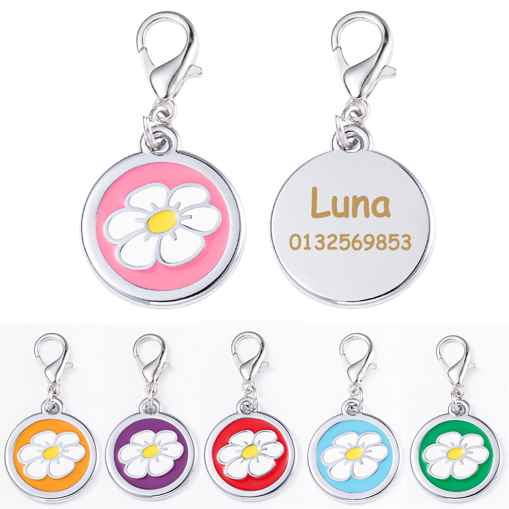 パーソナライズされたペットの名前のペンダント,かわいいステン - Phone Accessories And Names のレビューと価格