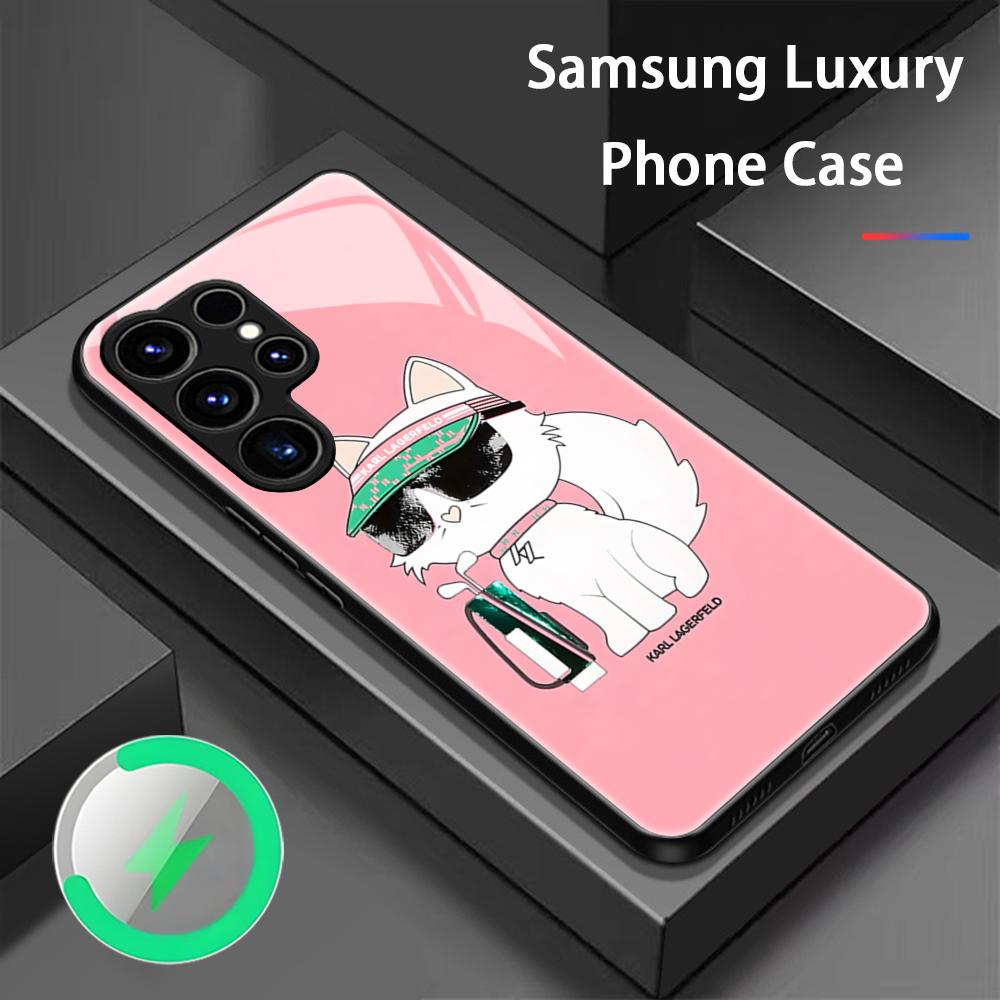 ファッションキャットフォンケース K-KarlSパターン S - Magnetic Phone Case のレビューと価格