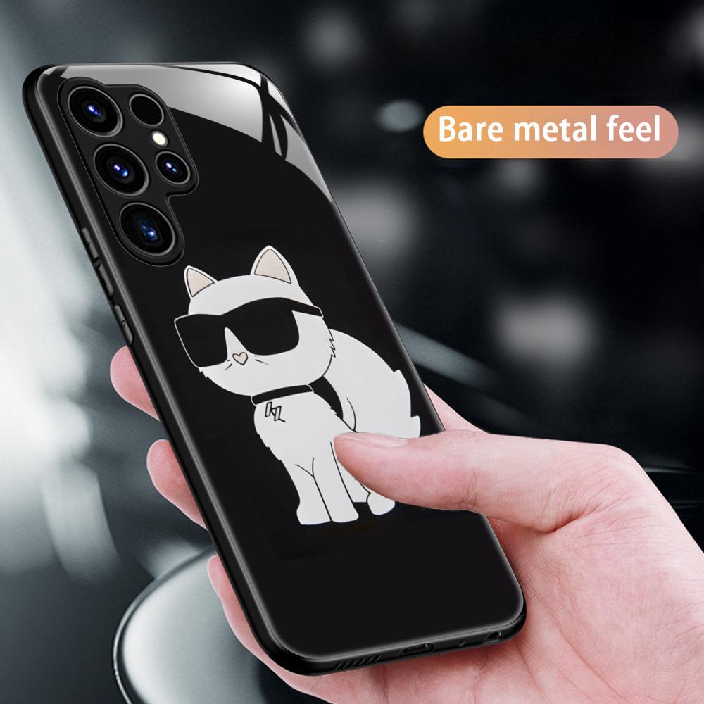 ファッションキャットフォンケース K-KarlSパターン S - Magnetic Phone Case のレビューと価格