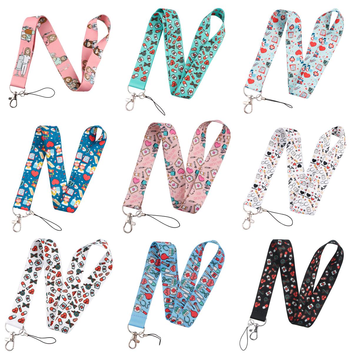 医師看護師用ランヤード、安全ネックストラップ、携帯電話、ID - Phone Accessories And Names のレビューと価格