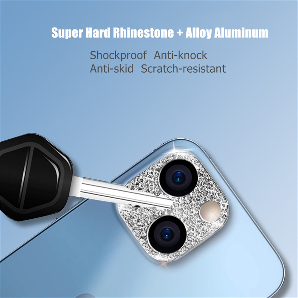 グリッターダイヤモンドカメラレンズプロテクターケースカバー  - Phone Accessories Unique のレビューと価格