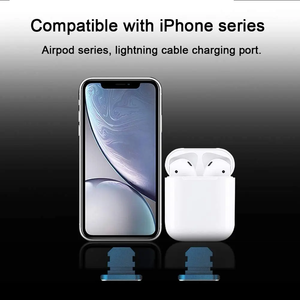 2個入り メタル製ダストプラグ 充電ポート用ダストプラグ i - Phone Accessories Unique のレビューと価格