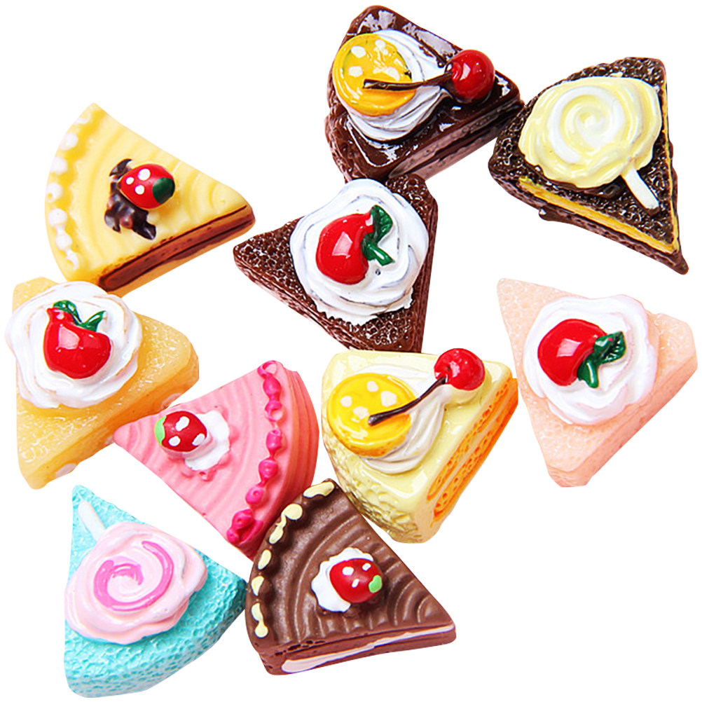 20個入り、繊細なデザインのケーキモチーフのレジン製チャーム - Phone Accessories Europe のレビューと価格