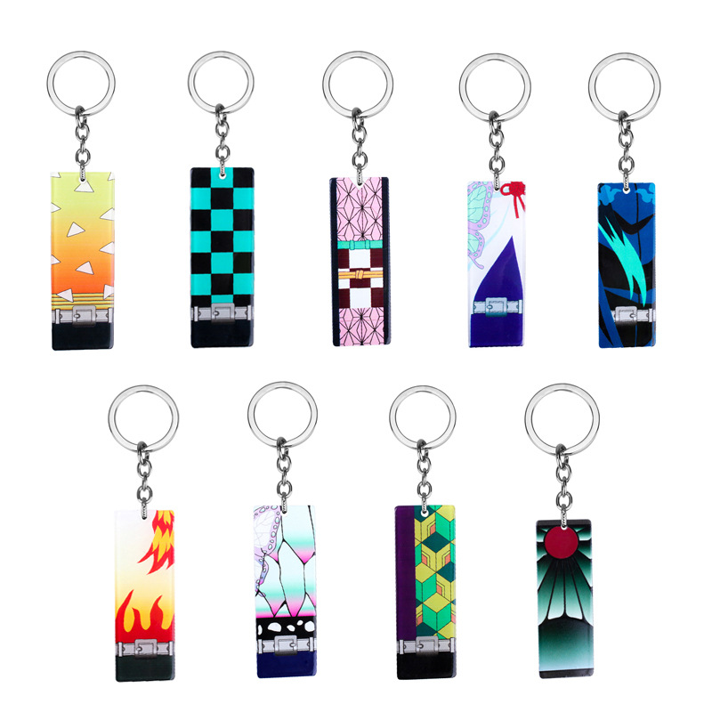 キーホルダー悪魔の刃竈門炭治郎アクリル面白いアニメペンダント - Phone Accessories Chain のレビューと価格