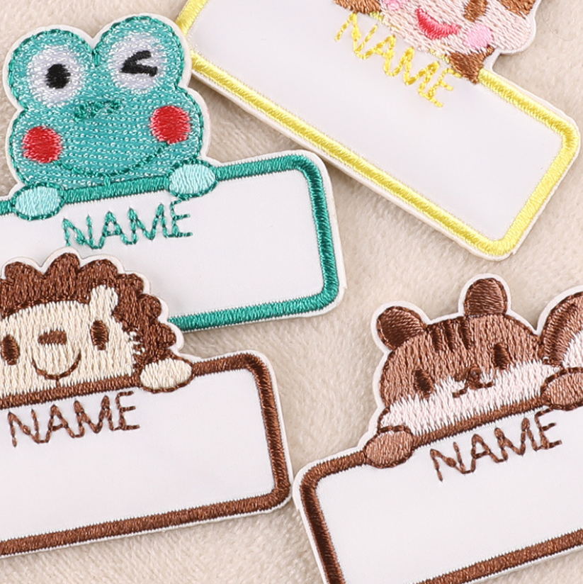 10 個の名札刺繍パッチ刺繍衣類帽子バッグ靴修理材料電話ギフ - Phone Accessories And Names のレビューと価格