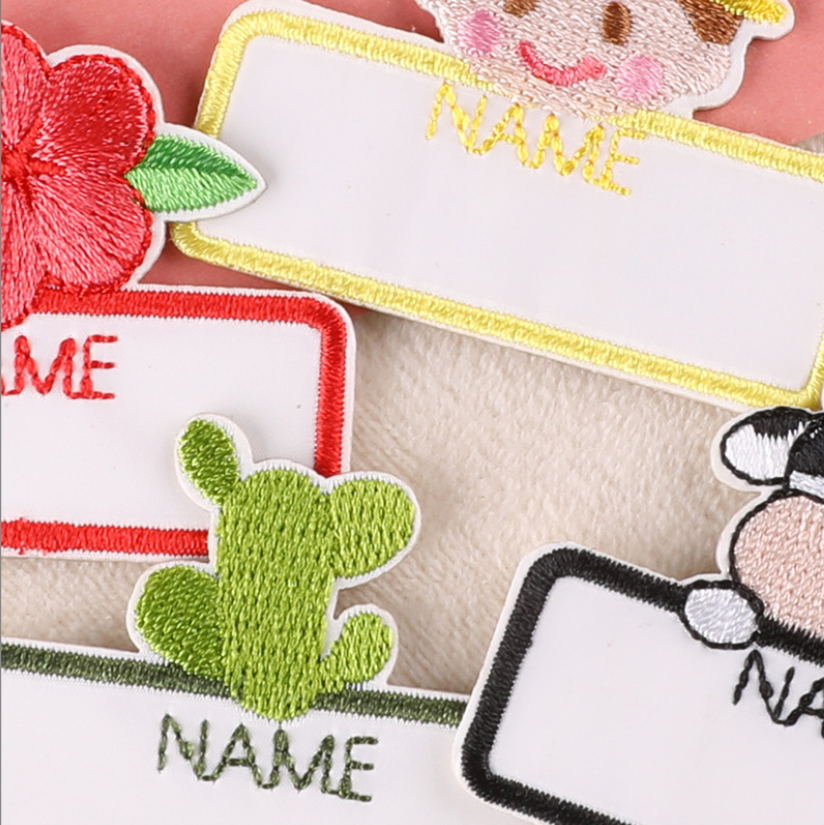 10 個の名札刺繍パッチ刺繍衣類帽子バッグ靴修理材料電話ギフ - Phone Accessories And Names のレビューと価格