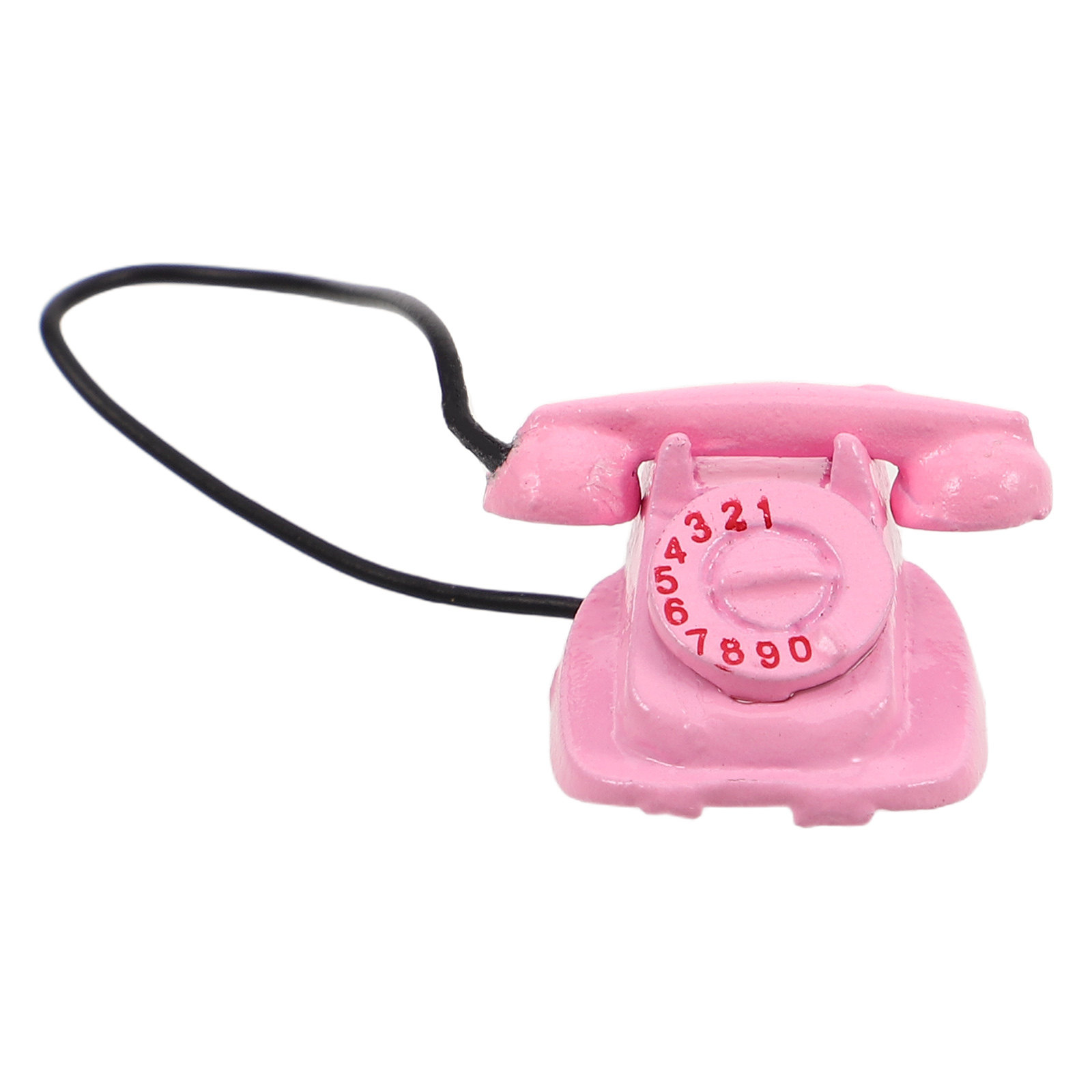 ミニチュア回転式電話、ヴィンテージスタイル、鮮やかな色、ドー - Phone Accessories Europe のレビューと価格