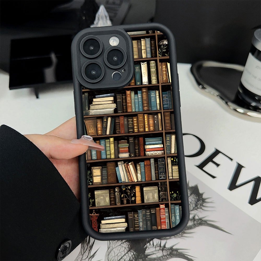 本棚風クリエイティブパターンのiPhoneケース iPhon - Phone Accessories To Sell のレビューと価格
