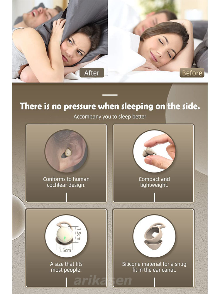 睡眠用ワイヤレスイヤホン 目に見えない小型Bluetooth - Phone Accessories Amazon のレビューと価格