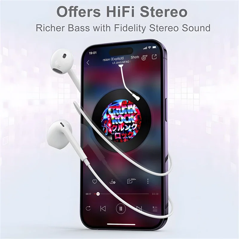 オリジナル有線Lightningイヤホン Apple iPh - Phone Accessories Nothing のレビューと価格