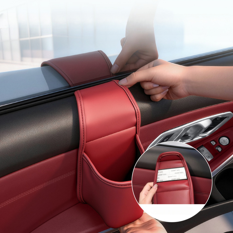 車のドアカップホルダードライバー用レザー自動ドリンクラック収 - Phone Accessories Rack のレビューと価格