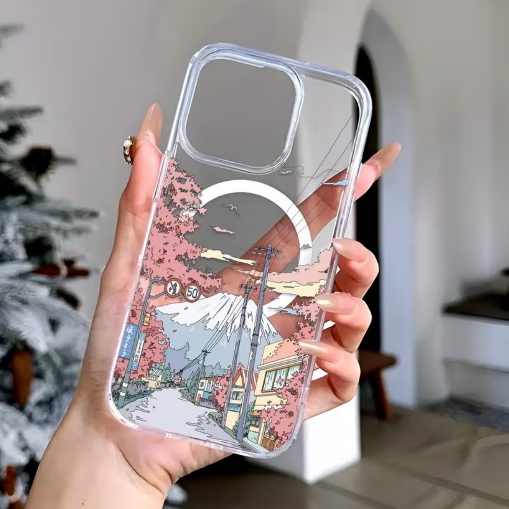 アニメ日本の風景クリアフォンケース iPhone 18 17 - Phone Accessories Japan のレビューと価格