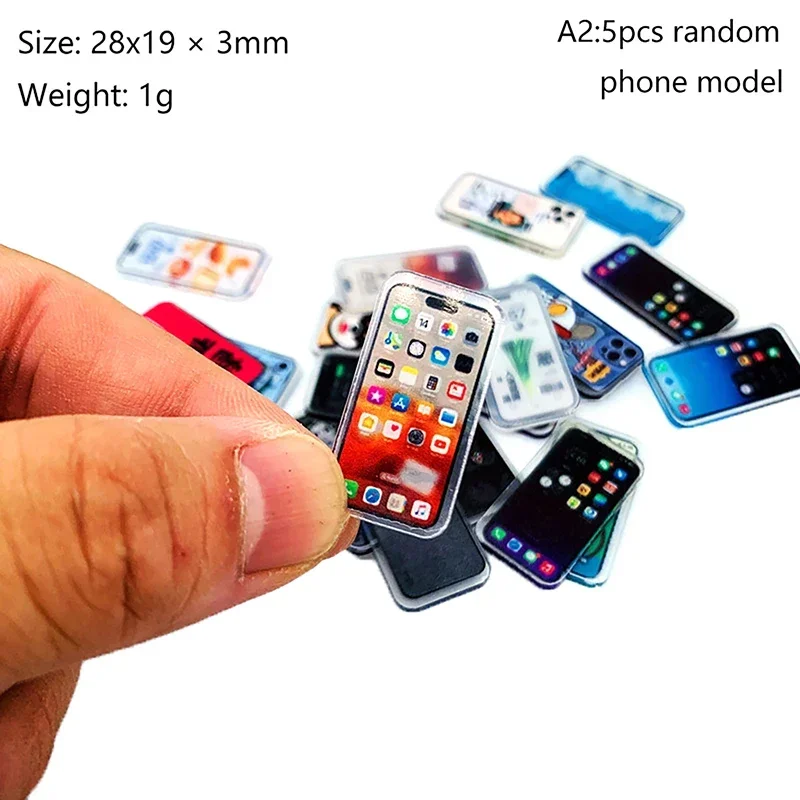 ドールハウスミニモバイルモデル、シミュレーション携帯電話人形 - Phone Accessories Europe のレビューと価格
