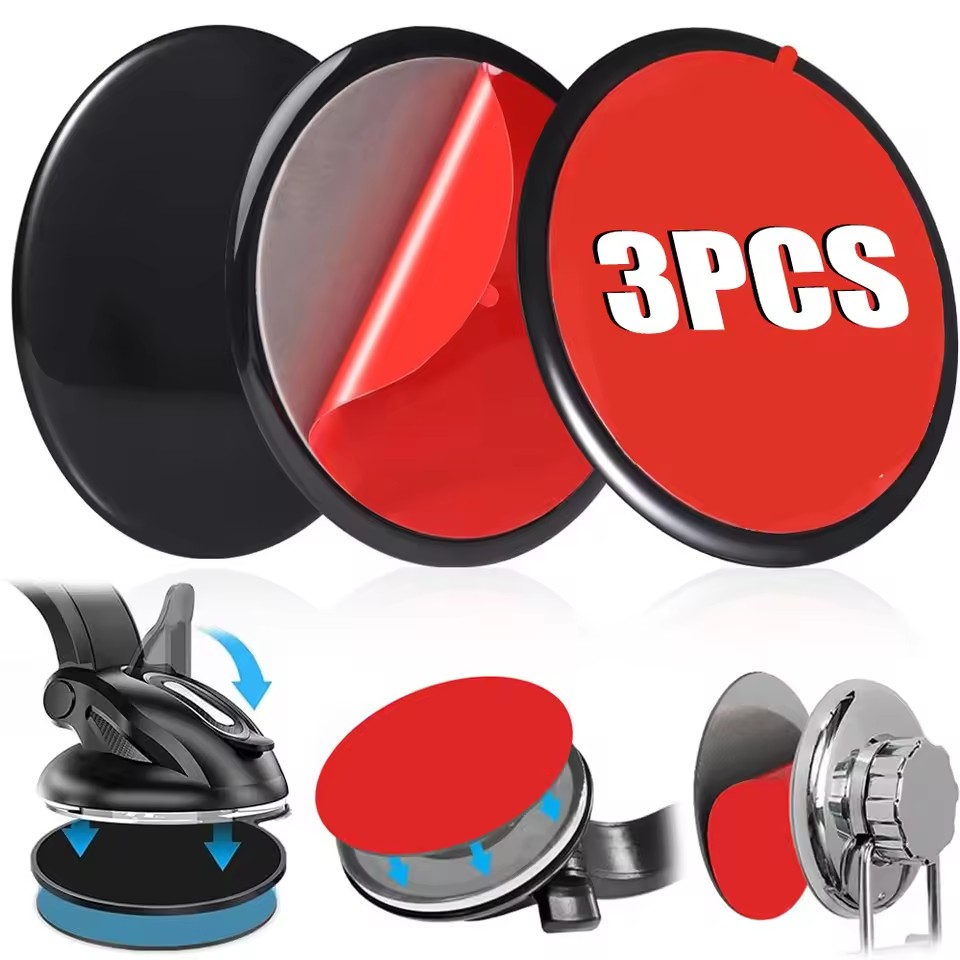 ユニバーサルダッシュボード粘着パッドセット、吸盤グリップカー - Phone Accessories Japan のレビューと価格