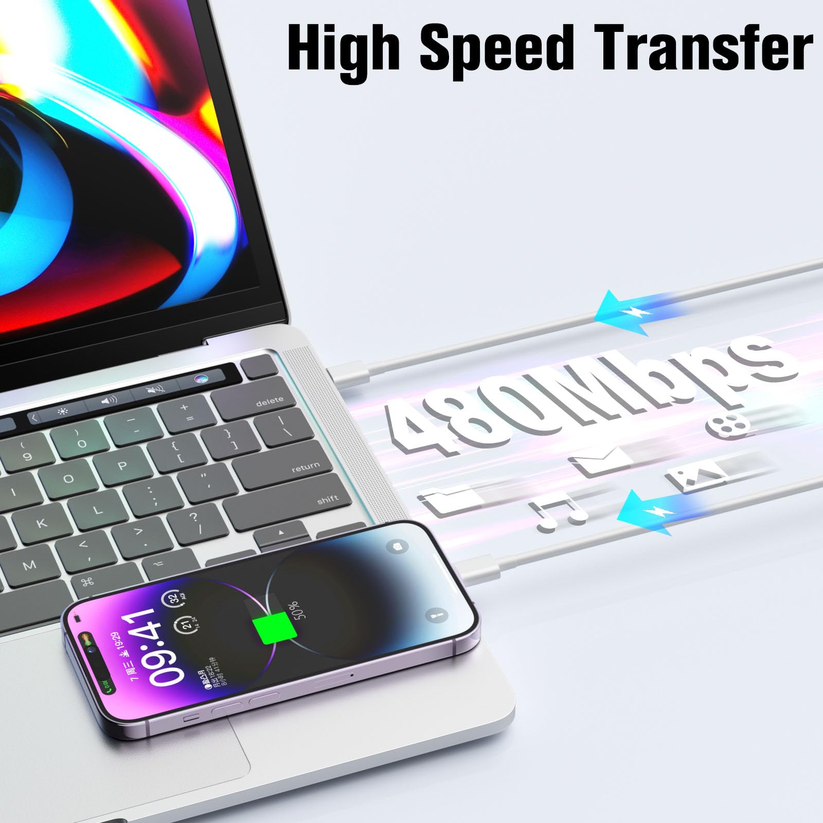 急速充電ケーブルタイプC,Apple,電話アクセサリー,pd - Phone Accessories Nothing のレビューと価格