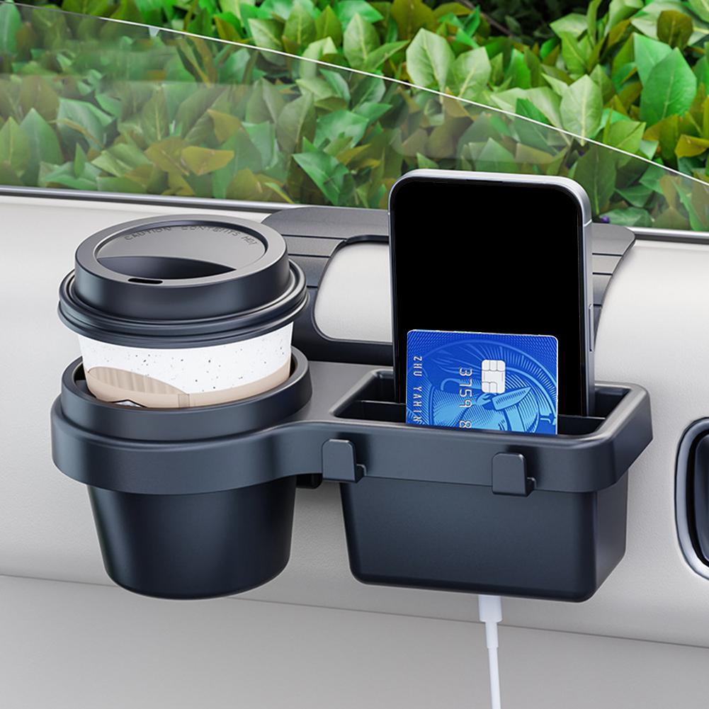 車のカップホルダーエキスパンダー車のアダプター調節可能な多機 - Phone Accessories Rack のレビューと価格