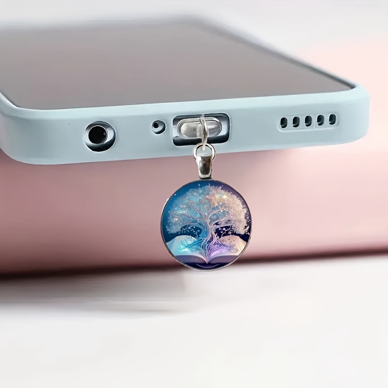 携帯電話ダストプラグ生命の樹ペンダントアクセサリー装飾 Ip - Phone Accessories Unique のレビューと価格