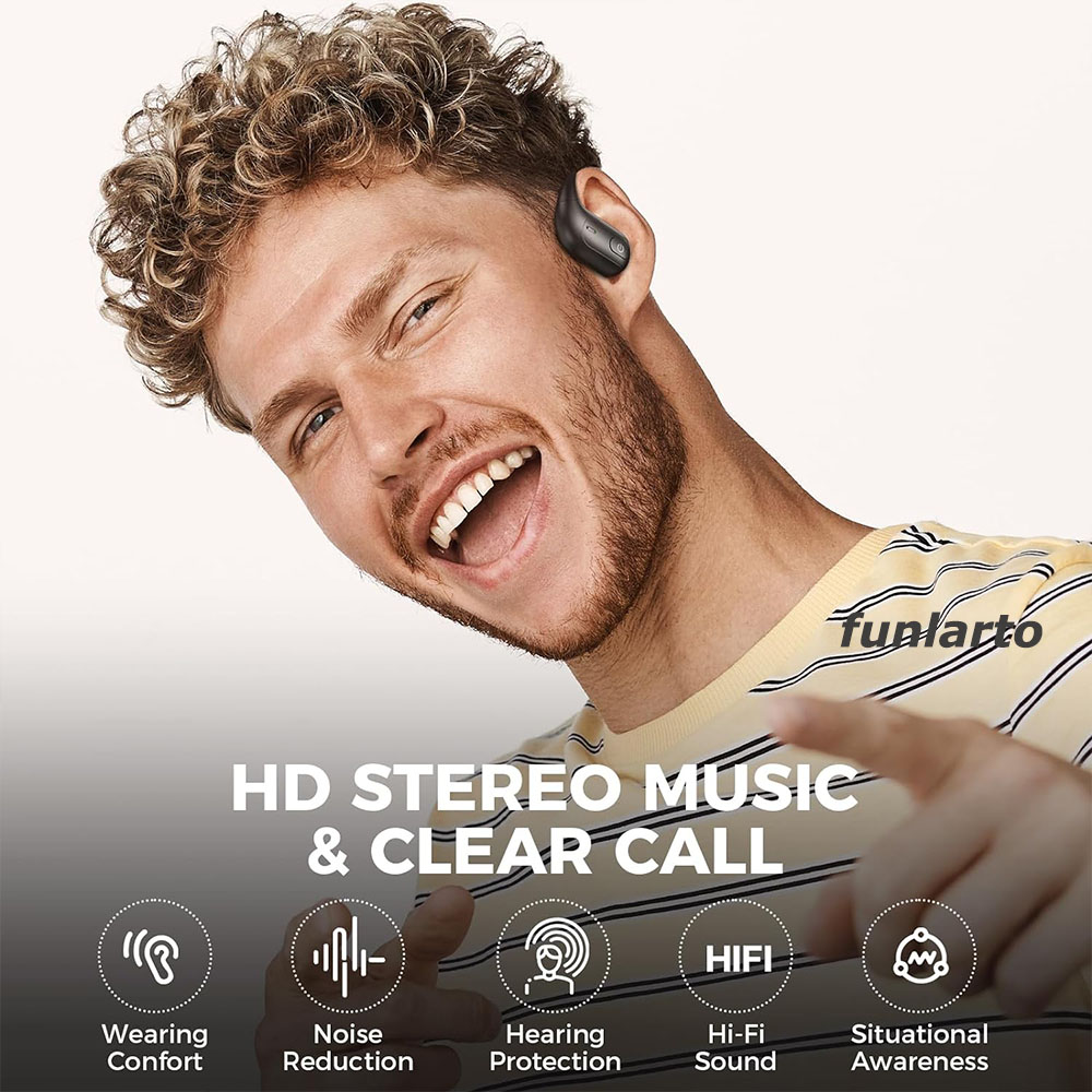 オープンイヤーワイヤレスランニングヘッドセット、ランナー用B - Phone Accessories Amazon のレビューと価格