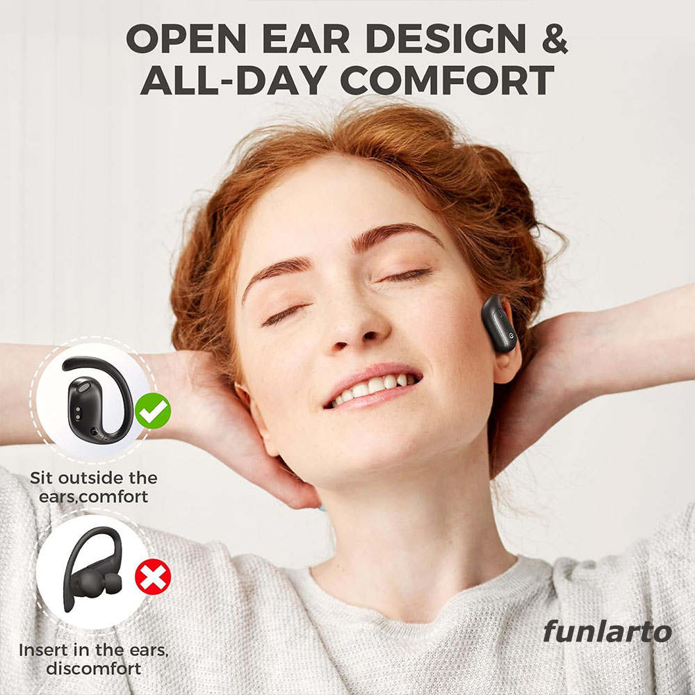 オープンイヤーワイヤレスランニングヘッドセット、ランナー用B - Phone Accessories Amazon のレビューと価格